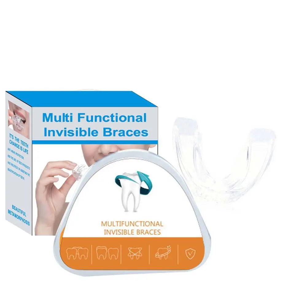 마우스가드 교정기 치아 교정기 ​ 치아 교정용 야간용 어금니 교정기 치아 교정기구 투명 치아 교정기 세트