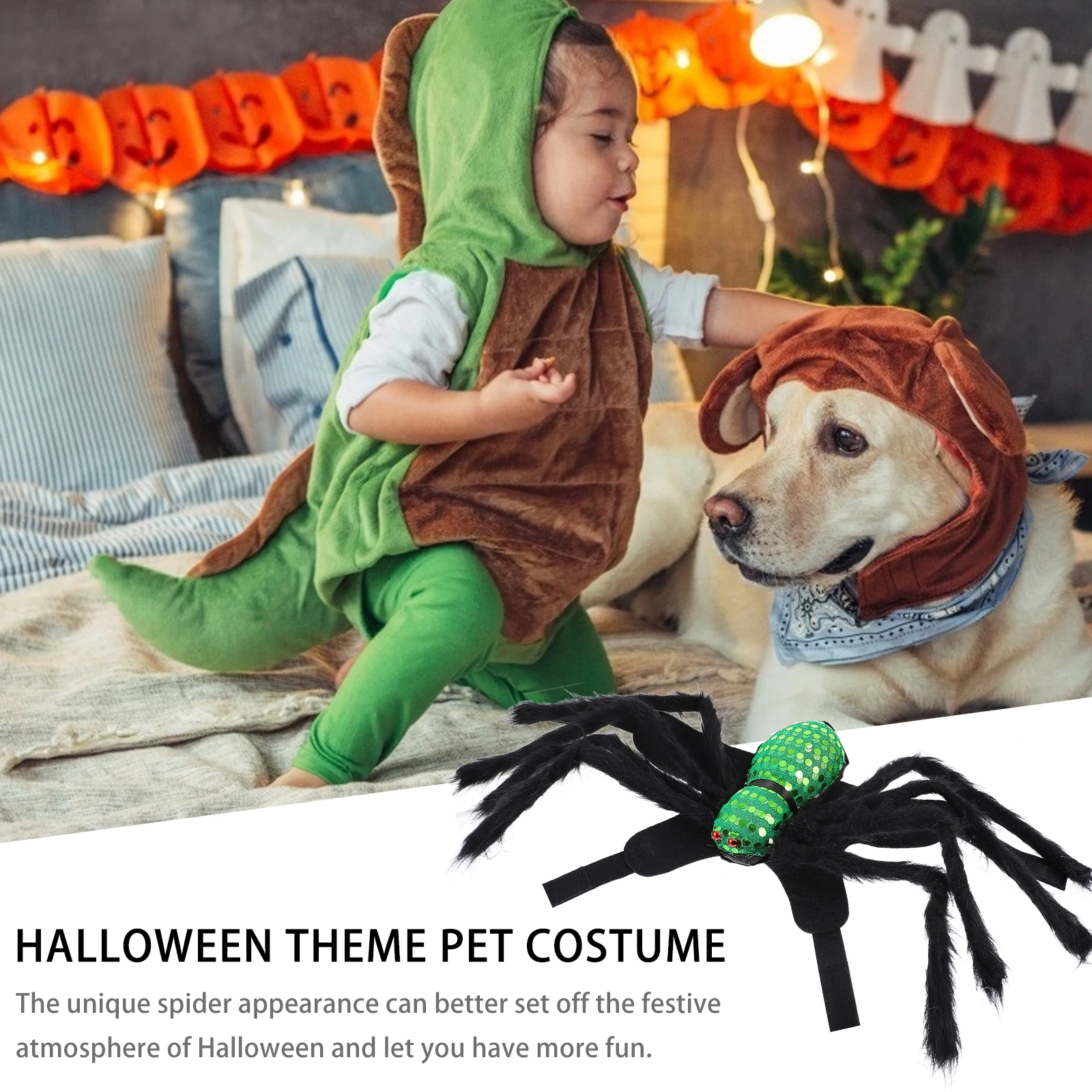 

Felt Cloth Pet Costumes Halloween Theme Cat Dog Supplies Decorative Funny Harness Costume Role Play Outfits Accessories