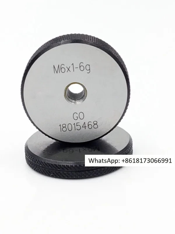 Thread ring gauge, thread gauge, plug gauge, through/out gauge M2/3/4/5/6/8/* 0.25 * 0.45 * 1 * 0.75