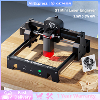 ACMER S1 Mini Laser Engraving Machine Portable Laser Engraver DIY Cutting Machines Carve Wood Acrylic Leather MDF for Beginner
