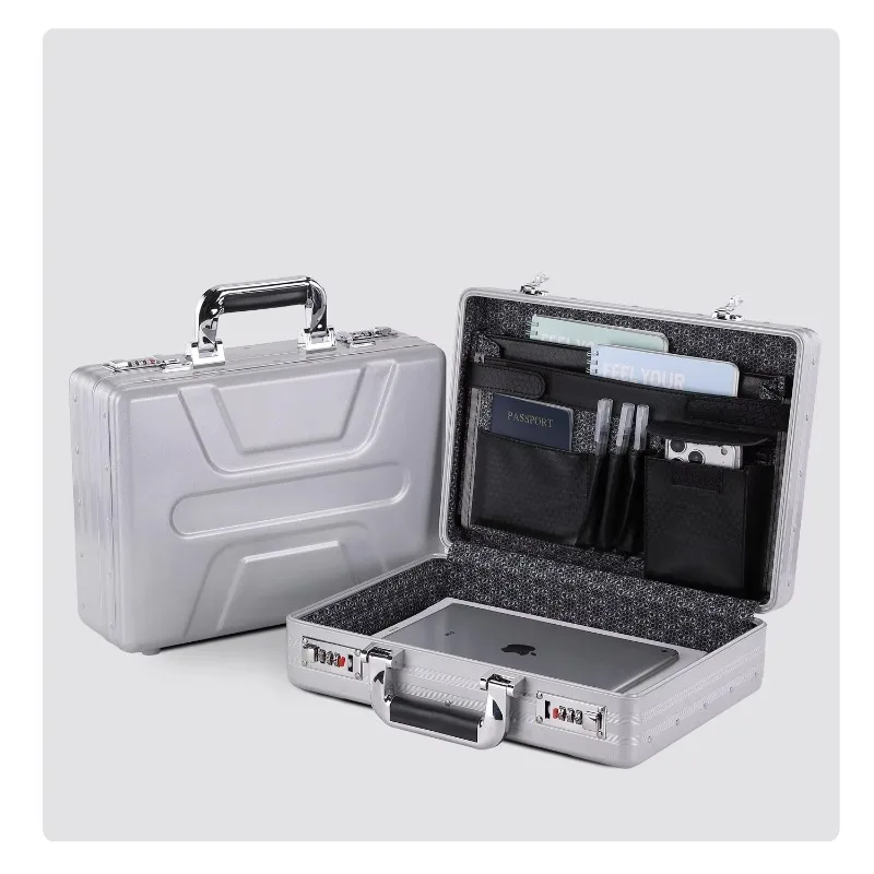 Spot, Aluminum Alloy Toolbox, Instrument and Equipment Portable Box, Watch Jewelry Storage Box, Computer Password Suitcase.