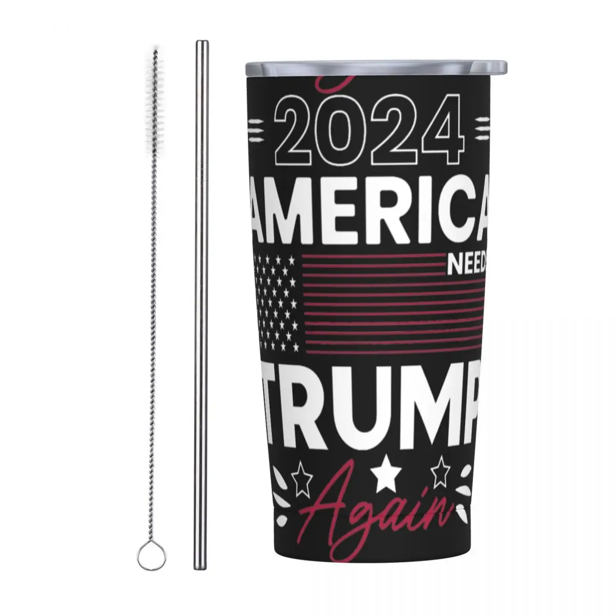 

Стакан из нержавеющей стали American Needs Again 2024, термокружка, президентские выборы, холодный напиток, автомобильные кружки, бутылка для воды для вождения