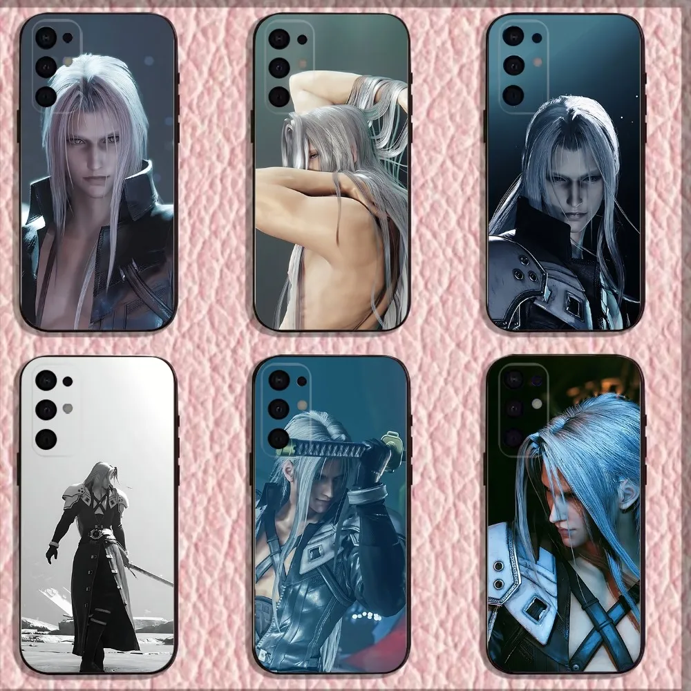 

Final F-Fantasy Game Sephiroth Phone Case For Samsung S25,S24,S21,S22,S23,S30,Ultra,S20,Plus,Fe,Lite,Note,10,9,5G Black Cover