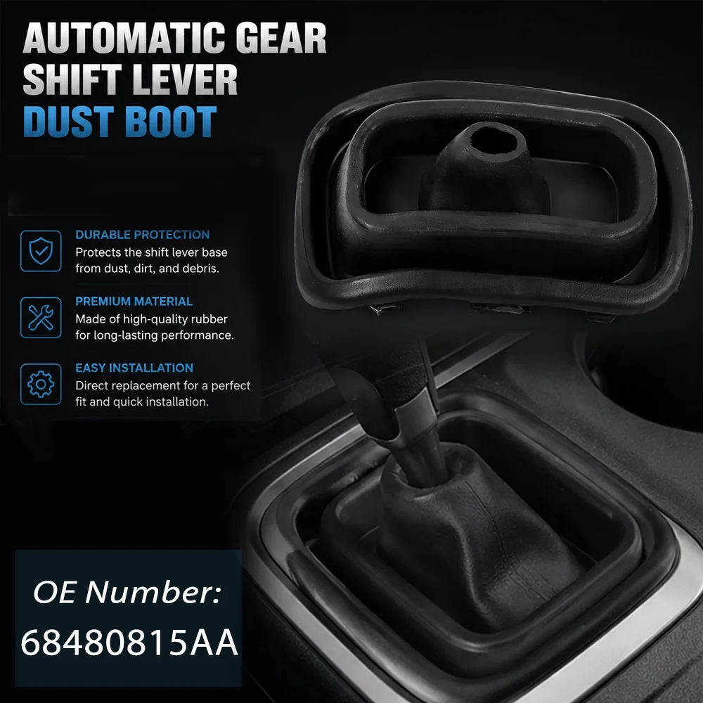 68480815AA Rubber Gear Shift Lever Boot For Ram 2500 3500 6.7L Diesel & Gas 2019-2020