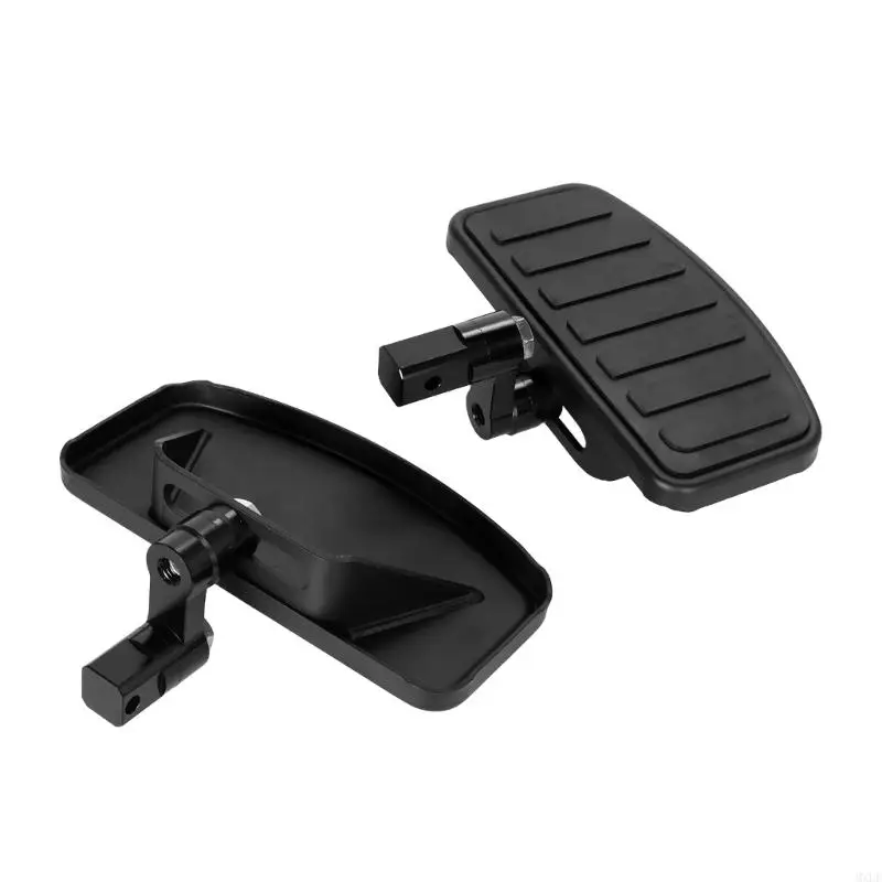 Non Slip Rubber Foot Pegs Heavy Duty for Honda Motorcycles Adjustable Matte Finish Long Lasting Wear Resistance