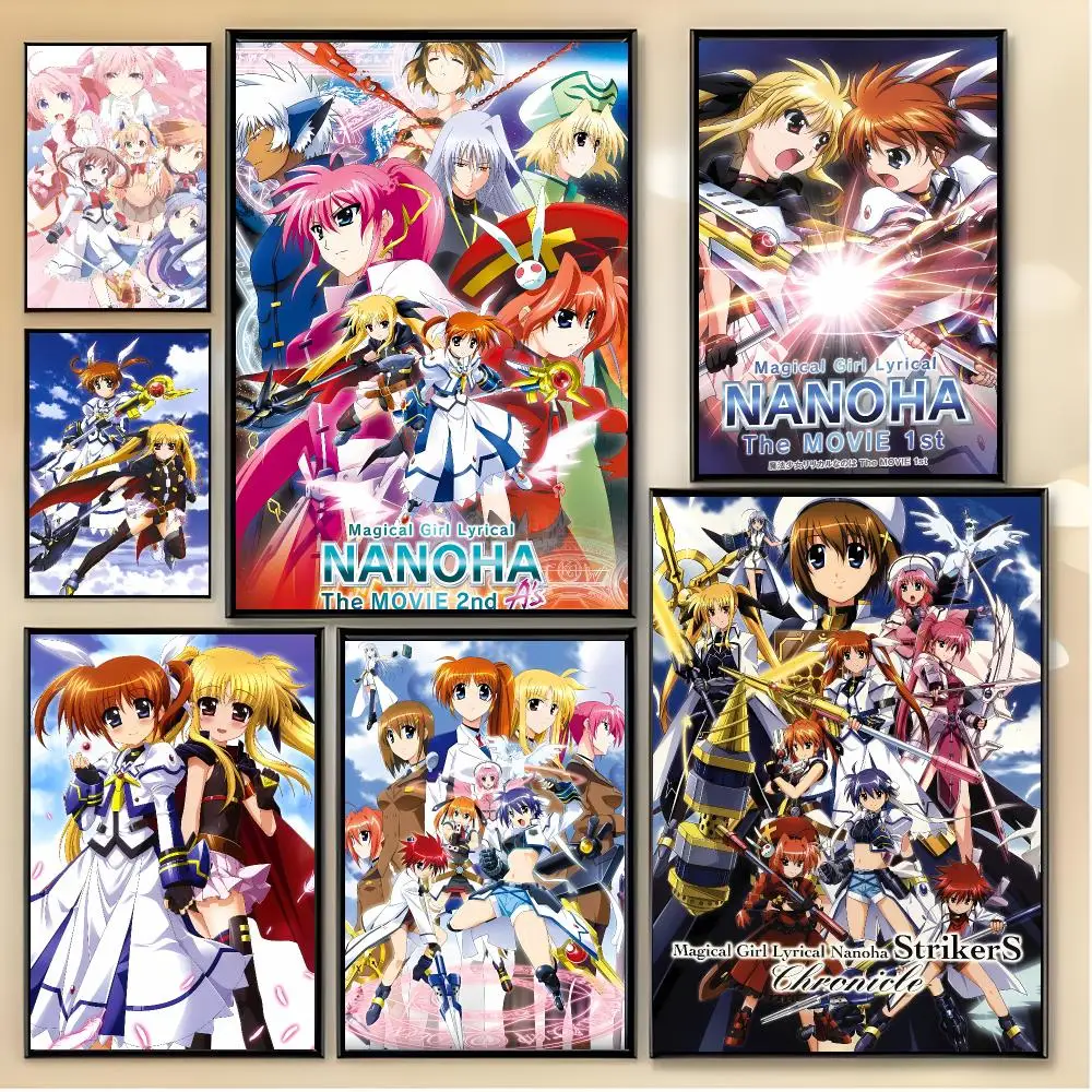 anime fantasy M-Magical Girl Lyrical Nanoha Poster Unique Home Decoration Ideas & Stylish Interior Art