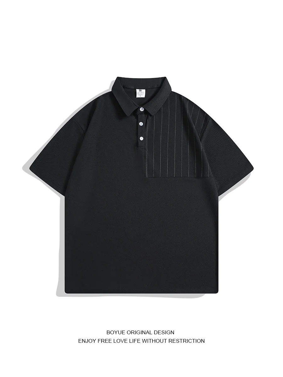 

Boyue Japanese Sle Patchwork Stripe irt Casual ort Sve Office Wear Women's Faion Summer Lightweight irt