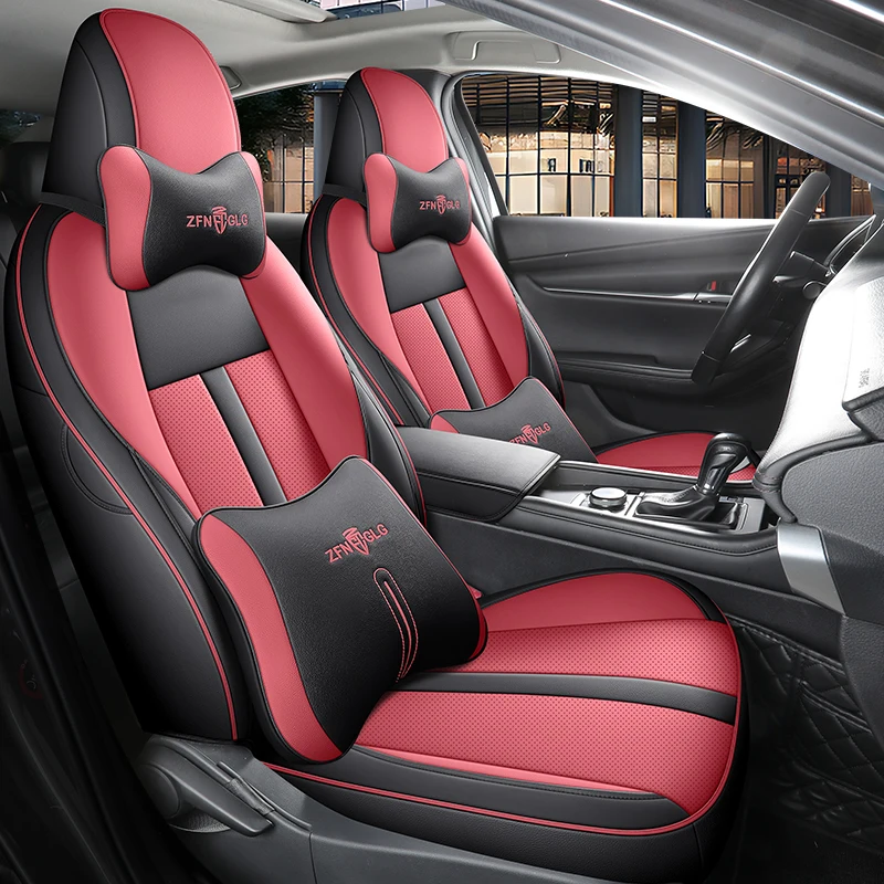 Premium Custom Car Seat Cover For Mazda 3 Axela 2020-2025 Full Set Car interior Decor Sports Styling ideas Breathable Leather