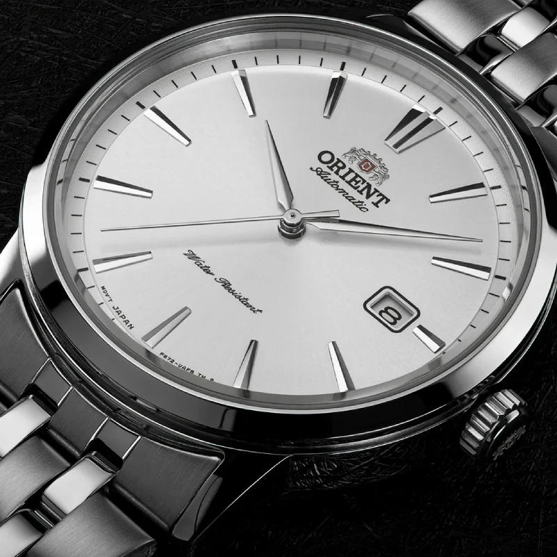 ساعة أورينت الأوتوماتيكية الميكانيكية الأصلية ساعة فاخرة للأعمال ساعة كاجوال بشريط فولاذي