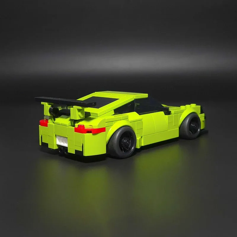 286 PCS Racing Car 77237 911 GT3 MOC Customize Modular Building Block Simple Brick Creative Design Model DIY Toy Birthday Gift