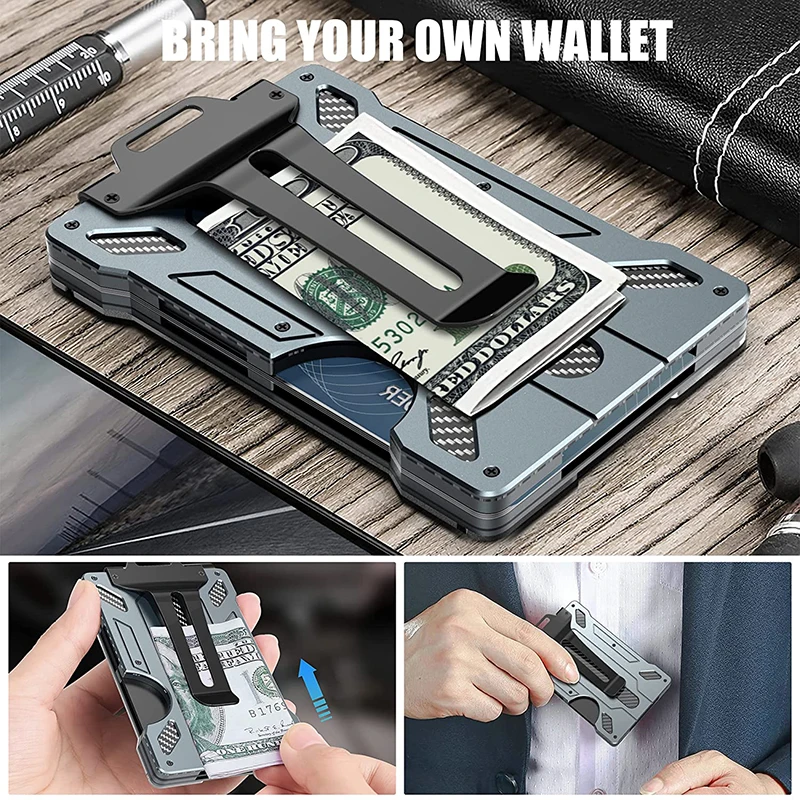 Dompet Pria Tipis dari Alumini - Money Clip Slim ulasan dan harga