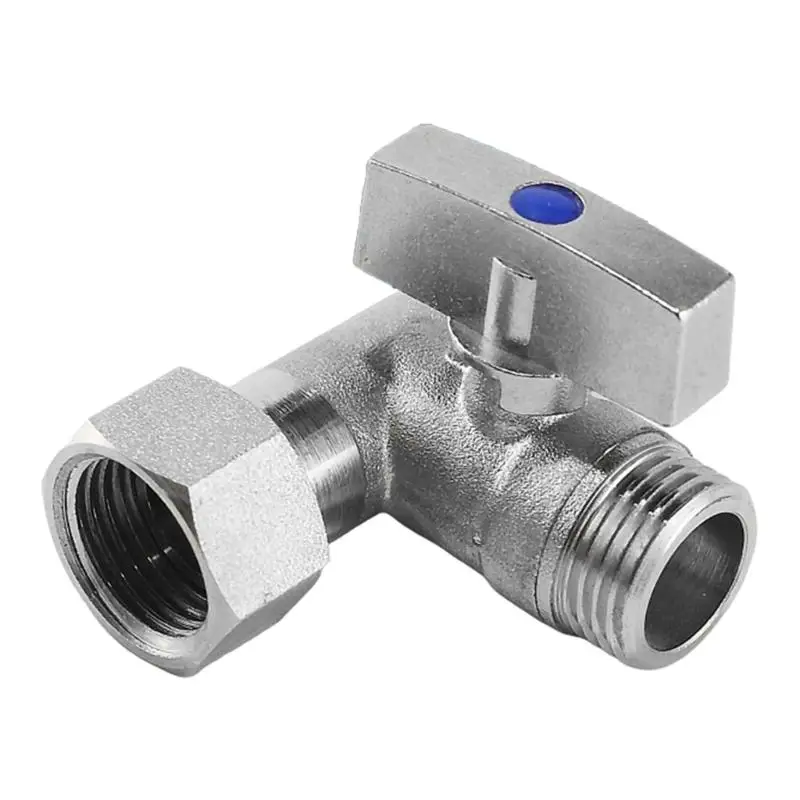 652F Multipurpose T Connector Valves Metal Stop Valves for Toilet & Dishwasher Use