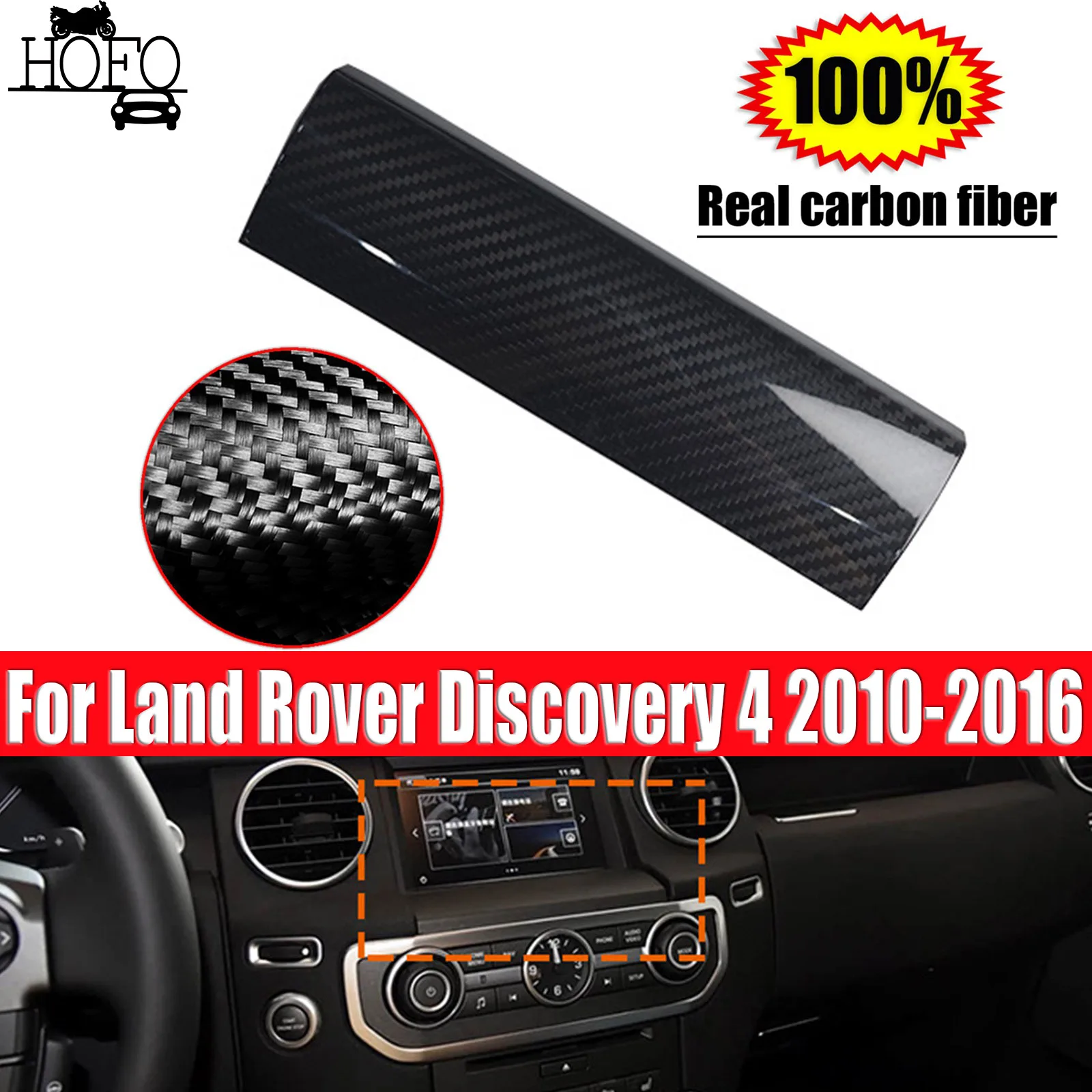 

Console Navigation Panel For Land Rover Discovery 4 2010-2016 GPS Navigation Panel Trim