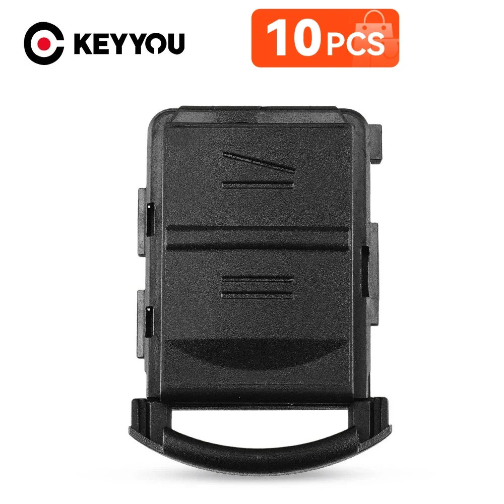 

KEYYOU 10PCS Remote Car Key Shell Fob Case for Opel Vauxhall Corsa C 2001 2002 2003 2004 2005 2006 2007