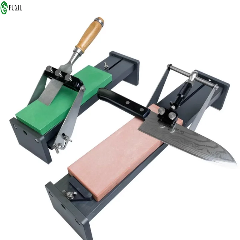 Household Knife Sharpener Water Tank Fixed Grinding Stone Bracket Kitchen Knife Grinder Fixed Seat Non Slip Adjustable Tools