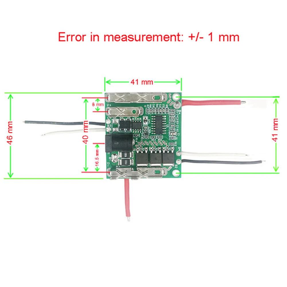 Imagem -06 - para Makita 18v Bateria de Lítio Faça Você Mesmo Li-ion Bateria de Plástico Case Pcb Proteção de Carregamento Placa de Circuito