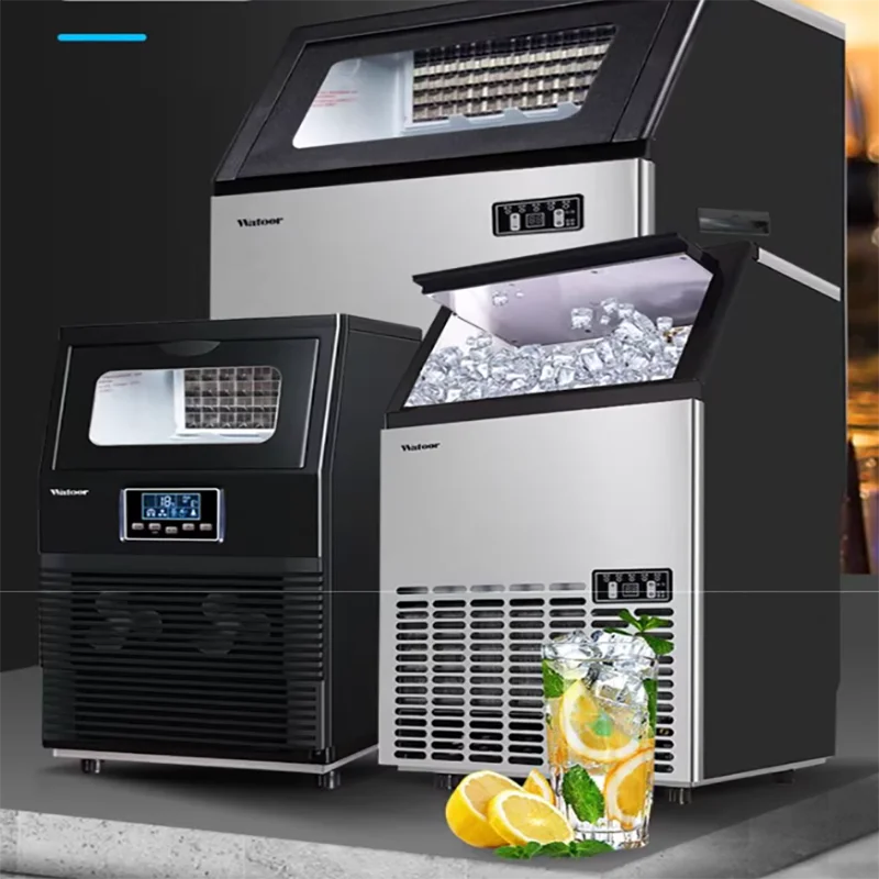 

25Kg/24H Intelligent Automatic Ice Making Machine Commercial Milk Tea Shop Coffee Bar Electric Ice Maker Machine