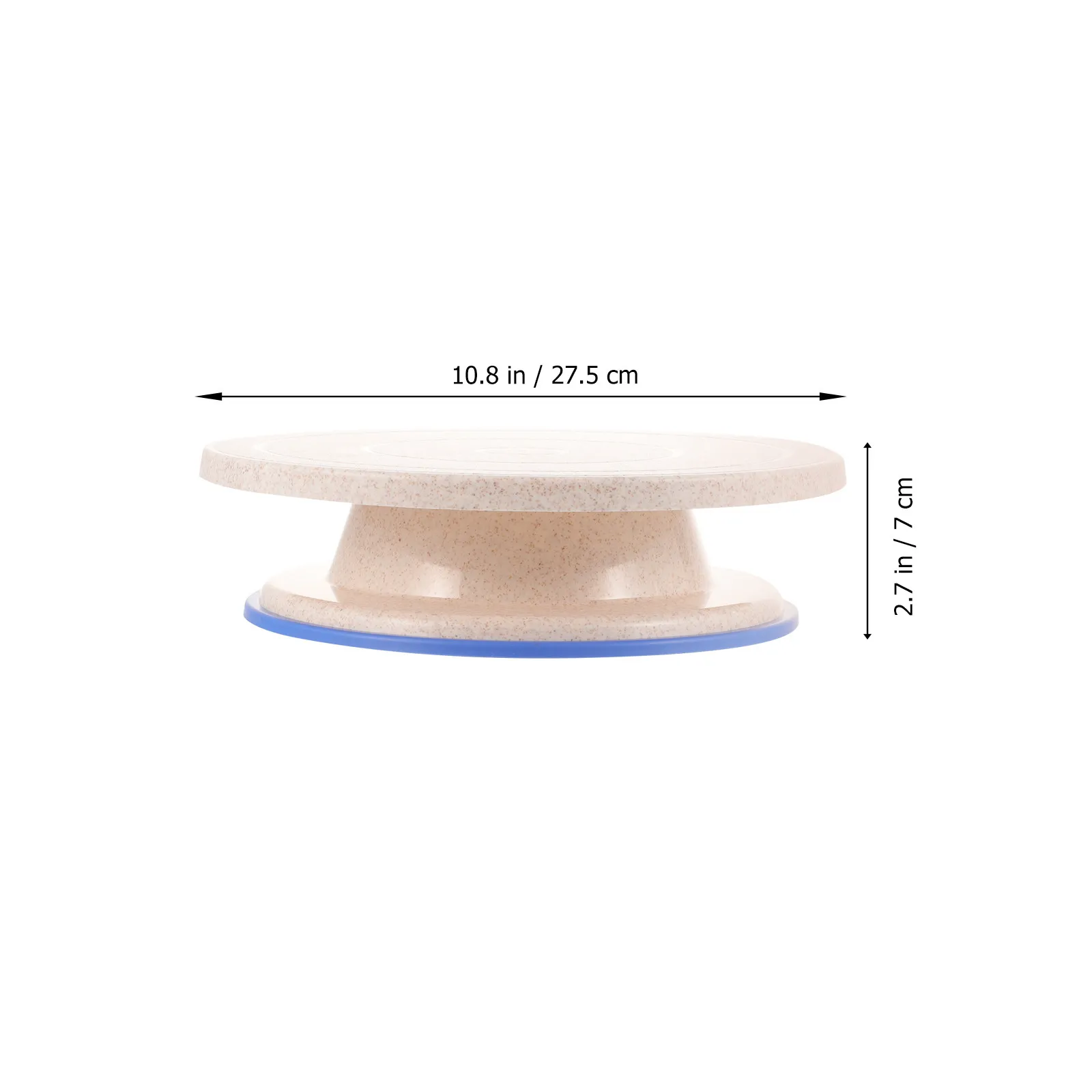 Professional Cake Decorating Turntable 360 Degree Rotating Non-Skid PP Material Baking Tool for Easy Creaming and Smooth Icing