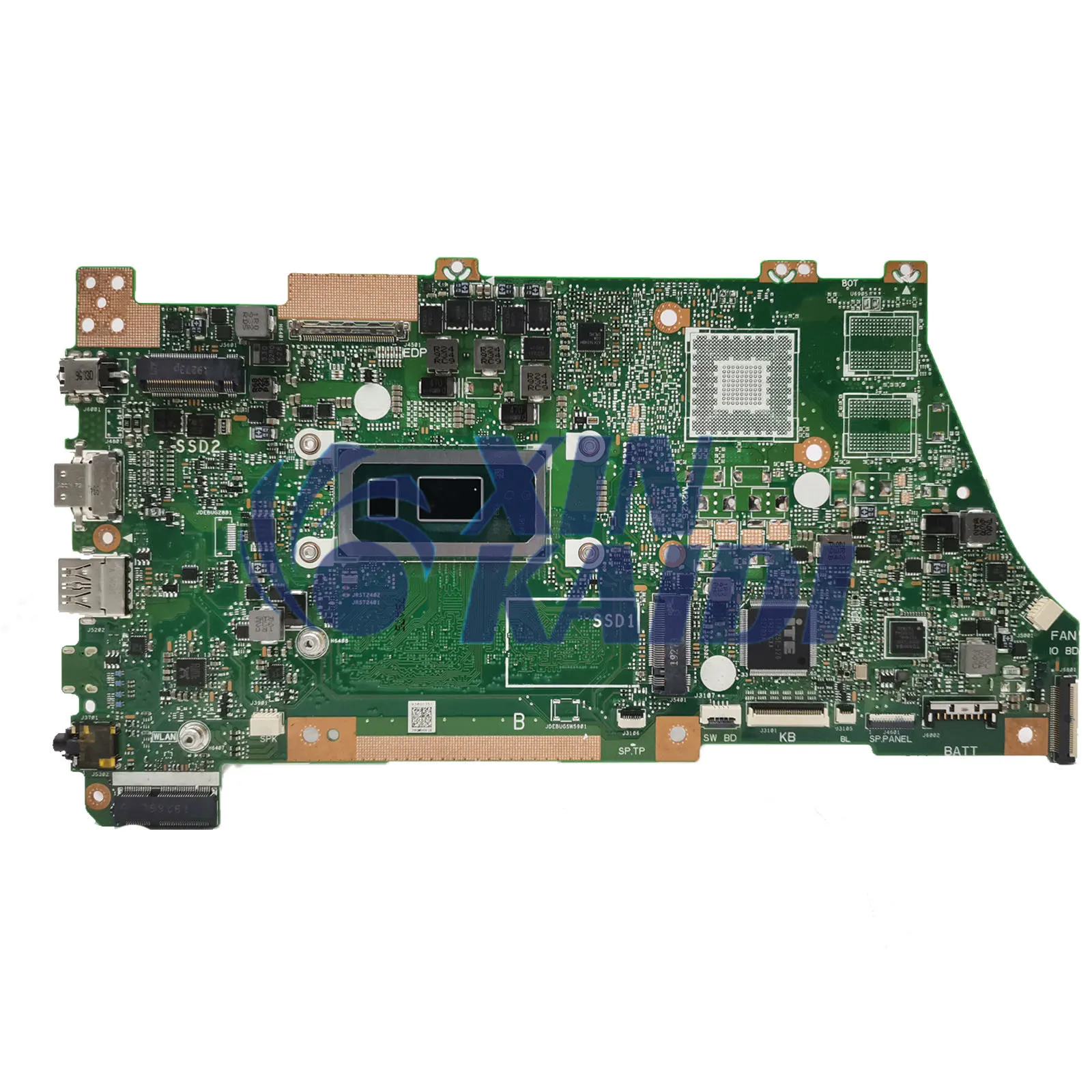 Notebook Mainboard For ASUS VivoBook X432FL X432FA X432FAC X432FLC Laptop Motherboard i3 i5 i7 8th 10th CPU 8GB 16GB RAM V2G UMA