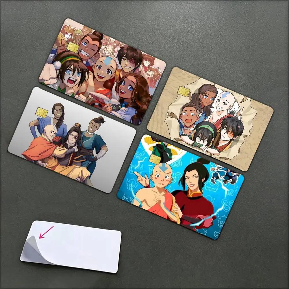 A-vatar The Last A-Airbender   Waterproof Film Skin Cover Credit Card Stickers Debit Front Bank Bus Pass