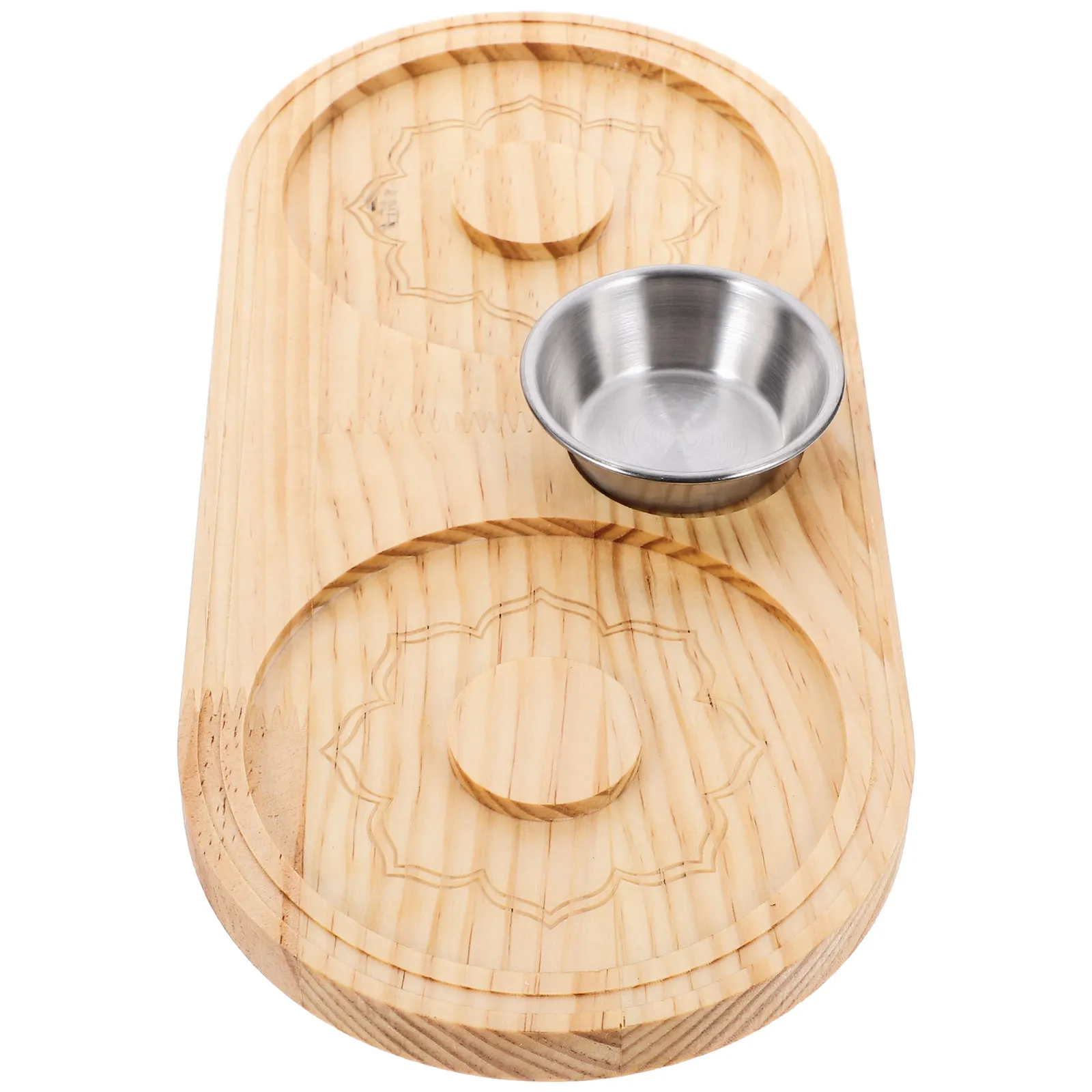 

Набор деревянных многофункциональных подносов для приправ: стильный дизайн для соли, сахара, домашнего бара, ресторана, аксессуары для бармена