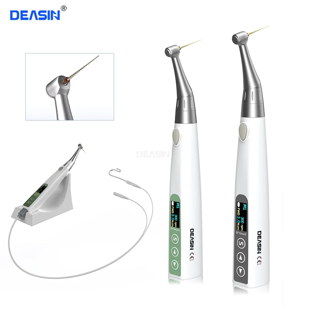 2 In 1 Dental Wireless Endo Motor Built In Apex Locator Root Canal Treatment Reciprocating 360°Adjustable Handpiece EP-Smart