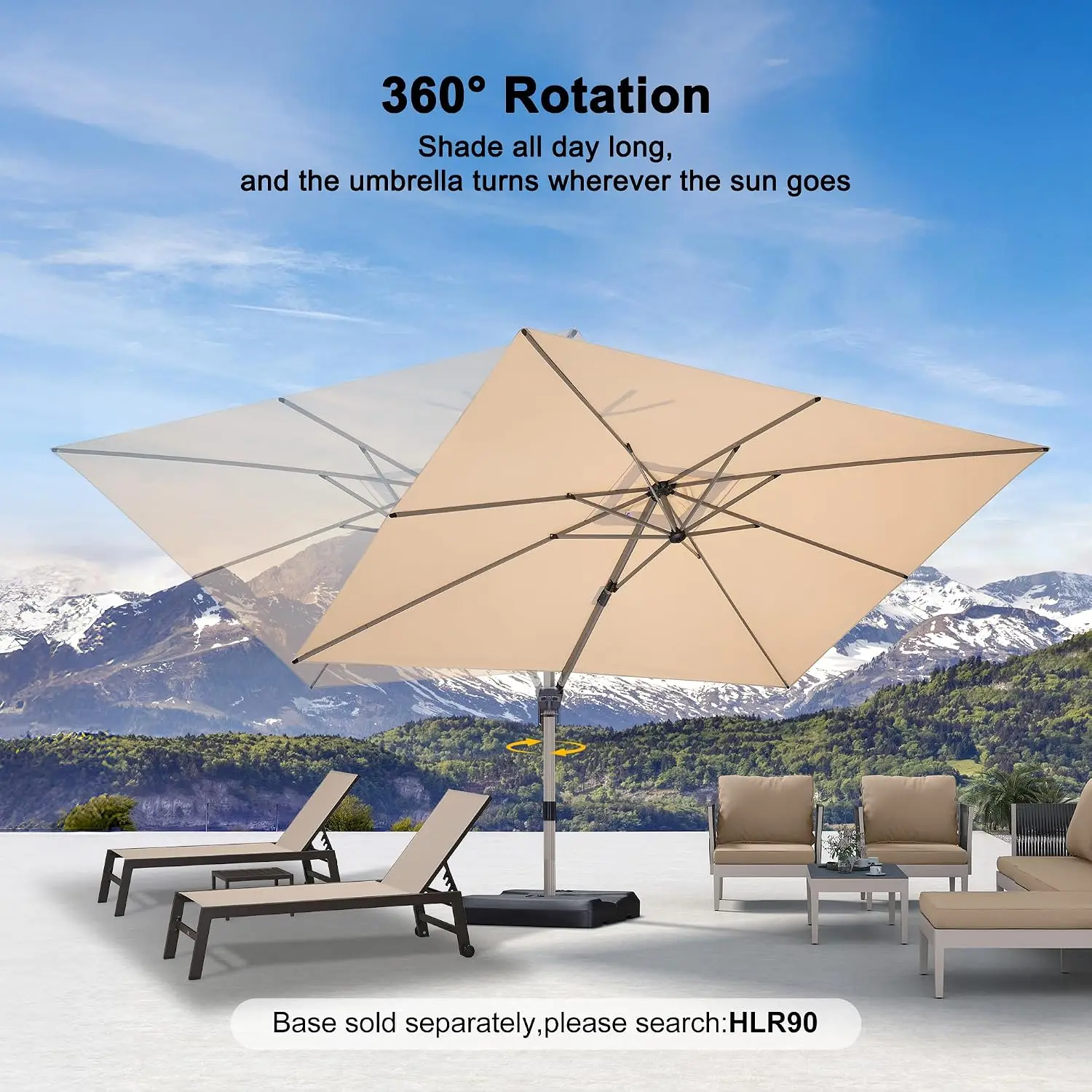 Thumbnail 3 - #25 Best Cantilever Garden Umbrellas to Buy In 2026