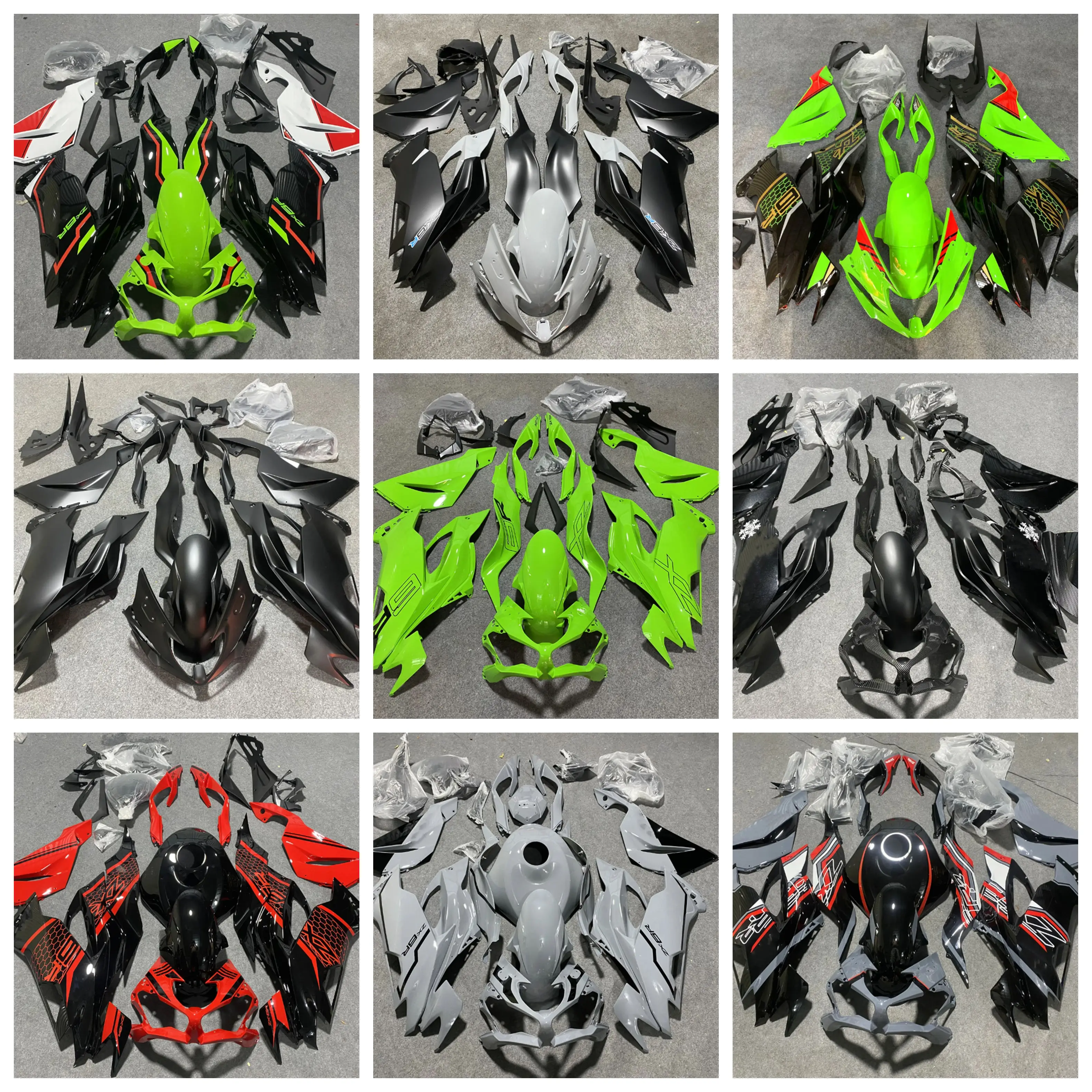 Suitable for Kawasaki ZX-6R 2019 20 21 22 2023 motorcycle cowl housing accessories multi-color optional can be customized