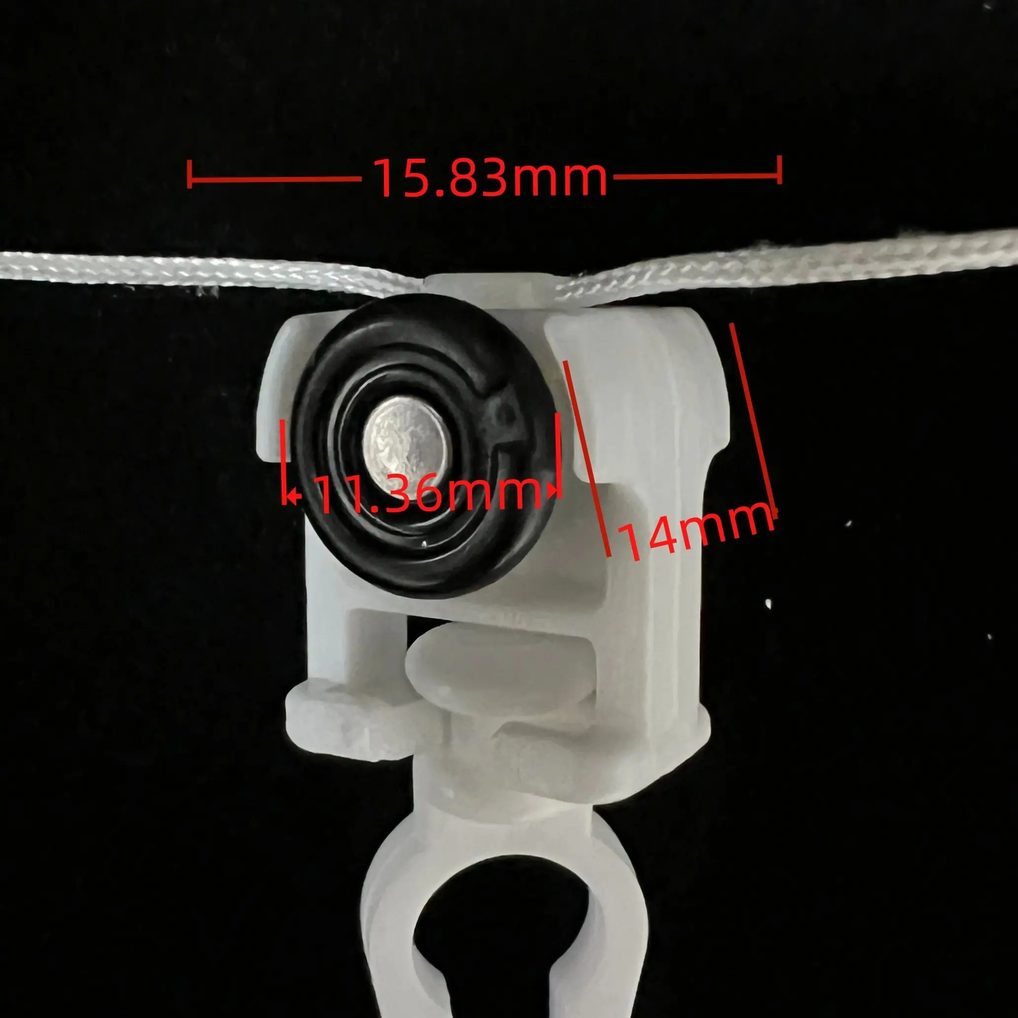 S-Wave Curtain Track Runner Applicable To Electric Curtain Tracks
