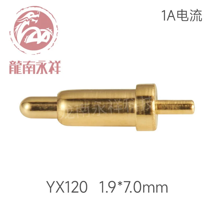 

Pogopin Spring Pin Battery Connector Probe Charging Thimble Copper Contact Gold Plated Conductive Pin YX120