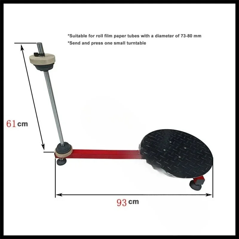 

【Best-selling】PE Winding Film Packaging Machine Semi-Automatic Stretching Film Baler Express Logistics Carton Box Film Wrapping