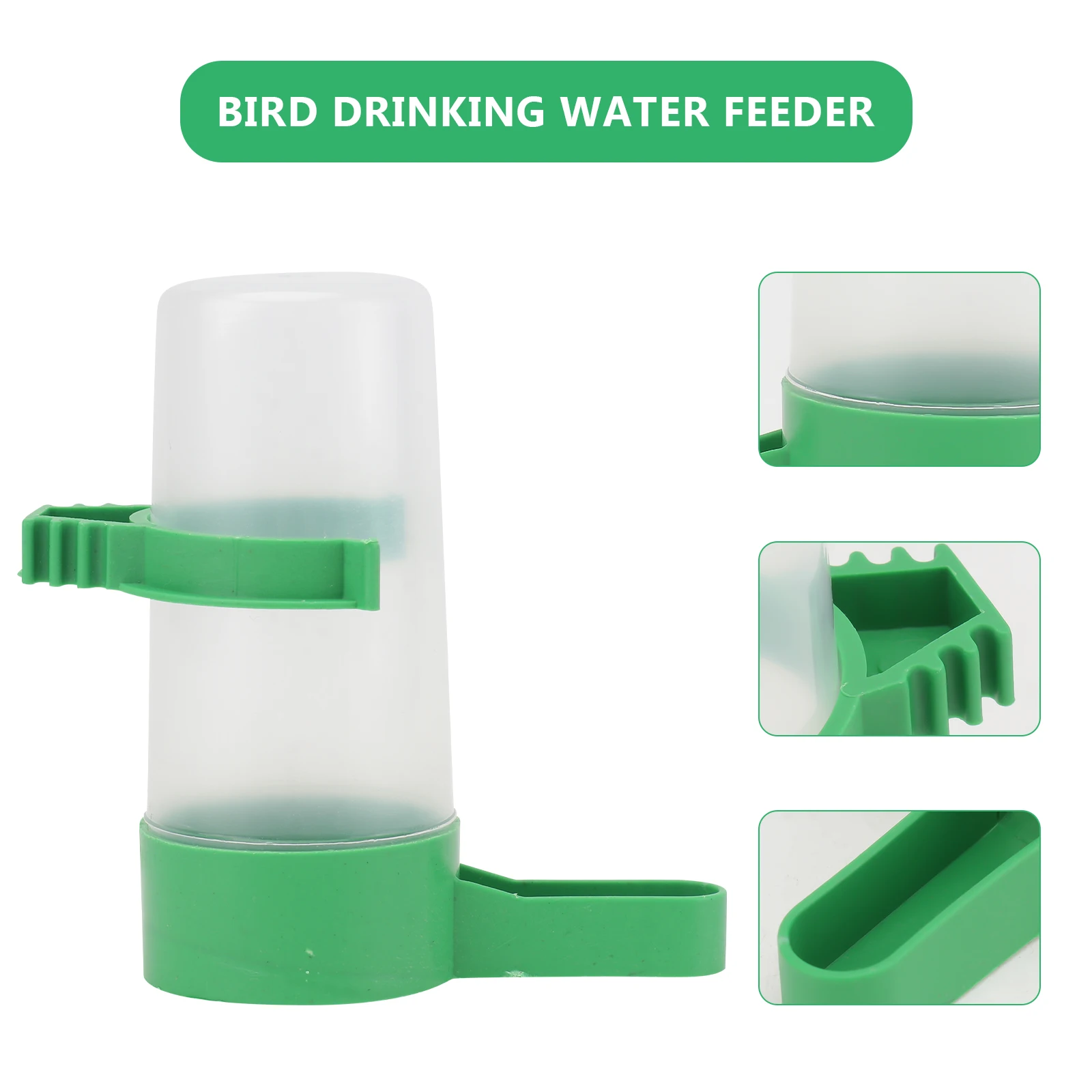 

Automatic Pet Water Feeder Cage Small Birds Supplies Fountain Easy Clean Save Time Money Bird Drinking Bowl Parrot Drinking Pet