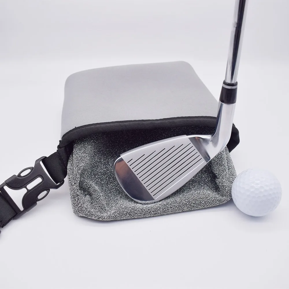 Golf Club Cleaning Bag Wear Resist Equipment Cleaning Pouch Golf Ball Organizer Pocket Golf Club Bag Accessories