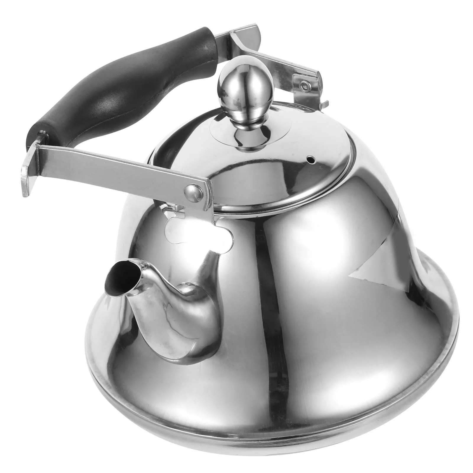 

1 .5 L Premium Stainless Steel Whistling Kettle Water Container With Tea Filter Household Safe Tea Kettle Silver