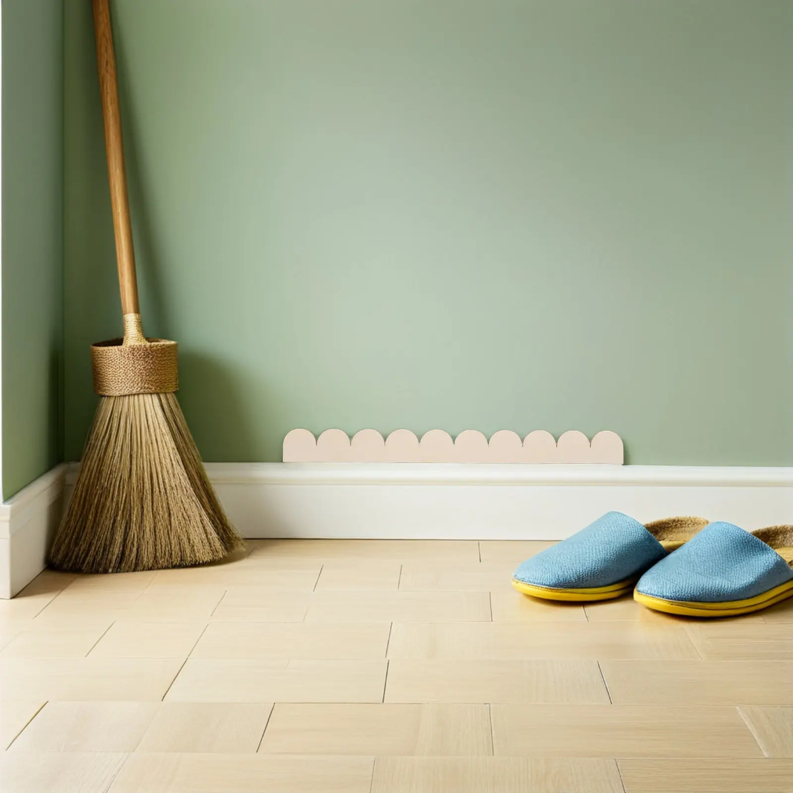 

20 шт. Декоративные деревянные молдинги с фестончатым краем для дверных рам, неокрашенные, для шкафов, полок, декоративные бордюры, полосы для отделки дверных проемов