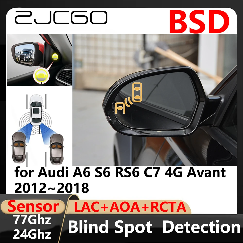 BSD Blind Spot Detection Lane Change Assisted Parking Driving Warnin for Audi A6 S6 RS6 C7 4G Avant 2012~2018