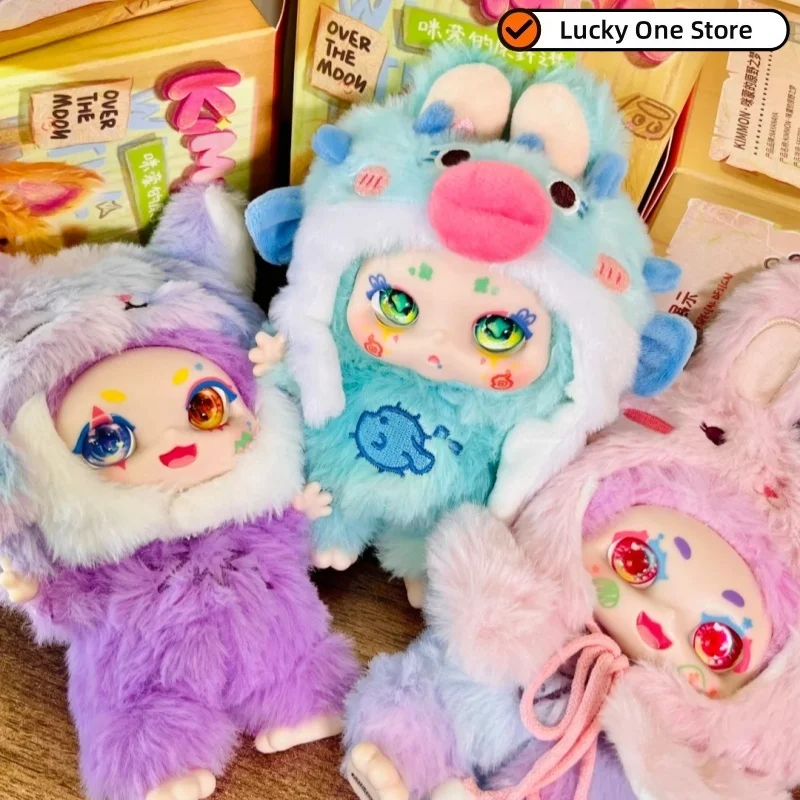 

Серия Kimmon Over The Moon, слепая коробка, милые аниме-животные, кукла, загадочная коробка, милая фигурка кимона, сумка-сюрприз, сумка с подвеской, игрушка