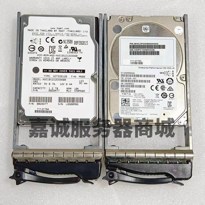 

For AS1000G6 AS500H NetApp 111-01763 111-01764 1.2T Hard Drive Used