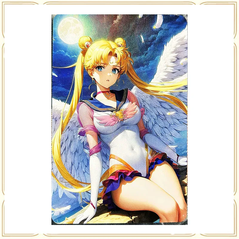 Anime Goddess Story DIY ACG Sexy Card, Tsukino Usagi Sailor Moon, Mizuno Ami Collection Card, Boy Toy, Christmas Birthday Gift