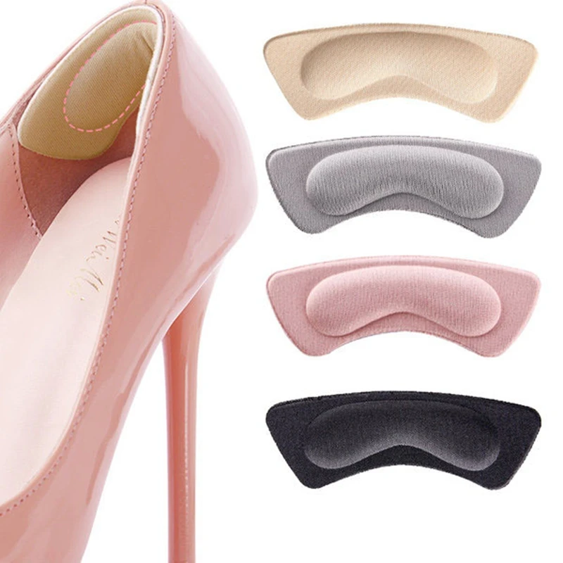 Women Heel Protector Insoles for Shoes High Heel Pad Adjust Size Adhesive Heels Pads Liner Sticker Pain Relief Foot Care Insert