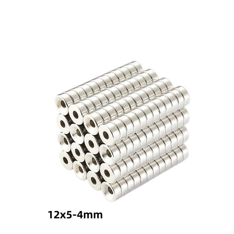 12x5-4mm Powerful Magnets 12*5mm Hole 4mm Stong Permanent Round Countersunk Neodymium Magnet 12*5-4mm