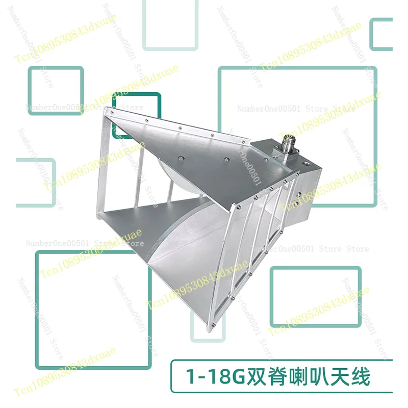 Double Ridge Horn Antenna 1 4GHz 1 18GHz 6 18GHz 18 40GHz Ultra Wideband Microwave Test Antenna