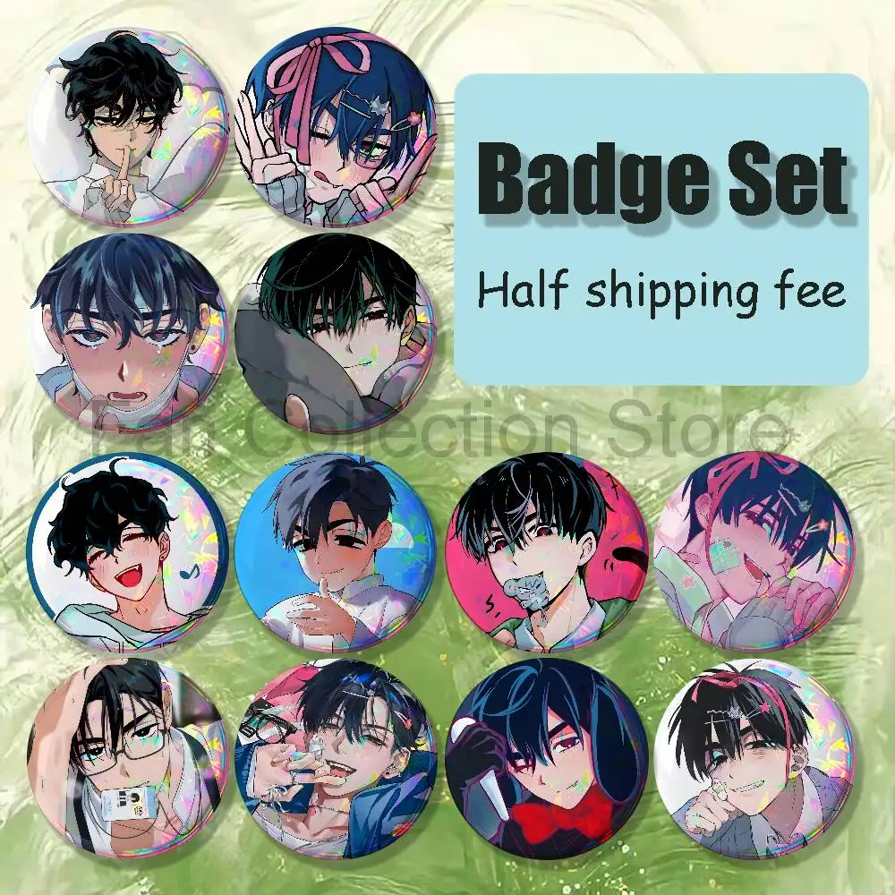 Ivan A-ALIEN STAGE 4-piece set Pins Backpack Clothes Jewelry Accessories Cartoon Round Brooch Button Badge Fans Collection Gifts