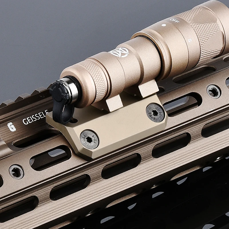 Tactische Trefzekere M300 M600 Offset Scout Mount Fit SMR Rail Base Airsoft PLH V2 350 Zaklamp Mount