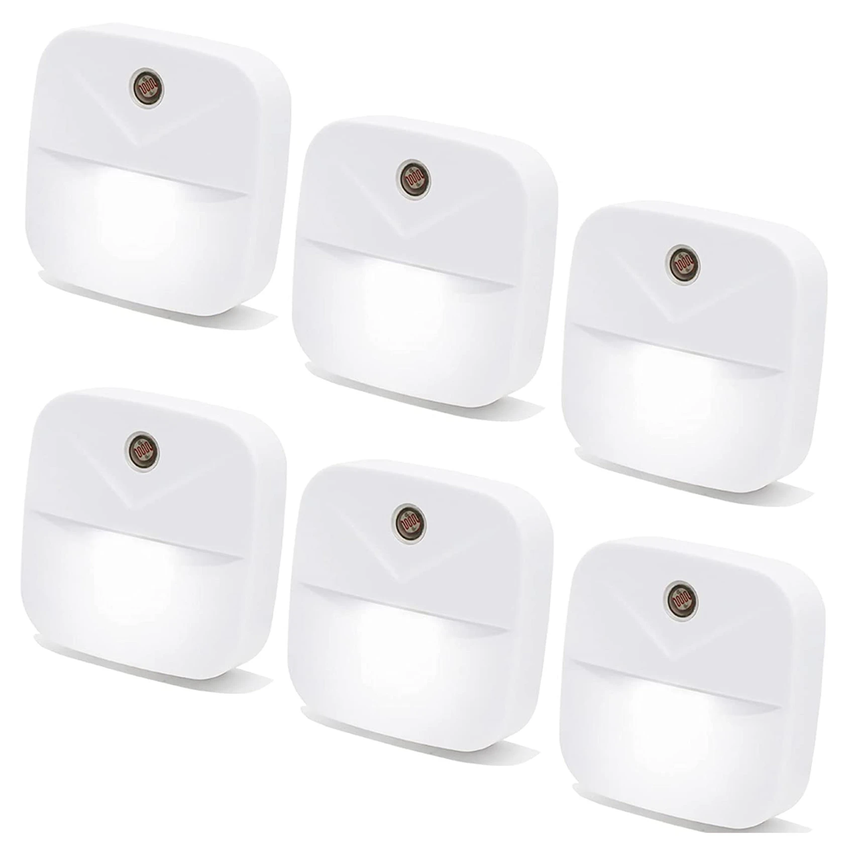 

6 Pack LED Night Light Plug In, Smart Nightlights with Dusk to Dawn Sensor,For Bedroom,Toilet,White Night Lights EU Plug