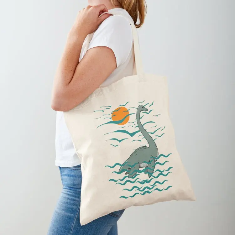 

Loch Ness Monster Nessie Cryptid Scottish Lake Scotland Souvenir Gift Tote Bag custom tote bag shopping bags foldable