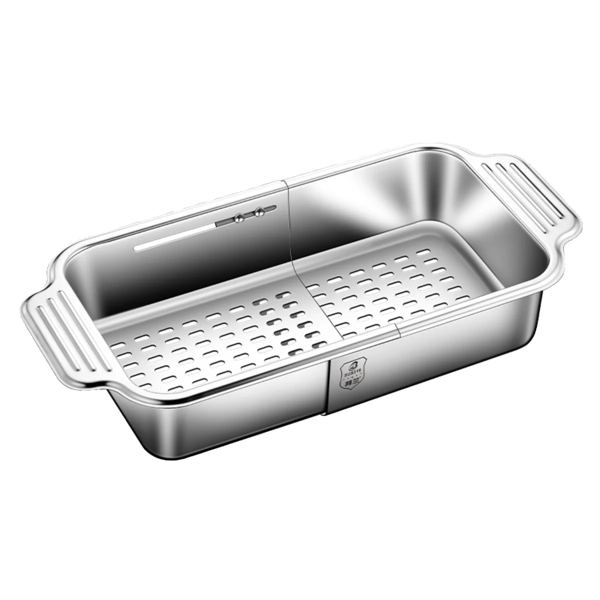 

YJQ stainless steel drain basket retractable kitchen sink large household sink drain rack