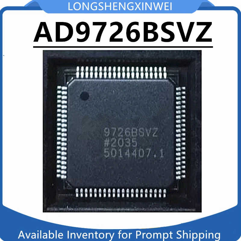 

1PCS Original AD9726BSVZ AD9726 TQFP-80 New SMT DAC Digital To Analog Conversion Chip