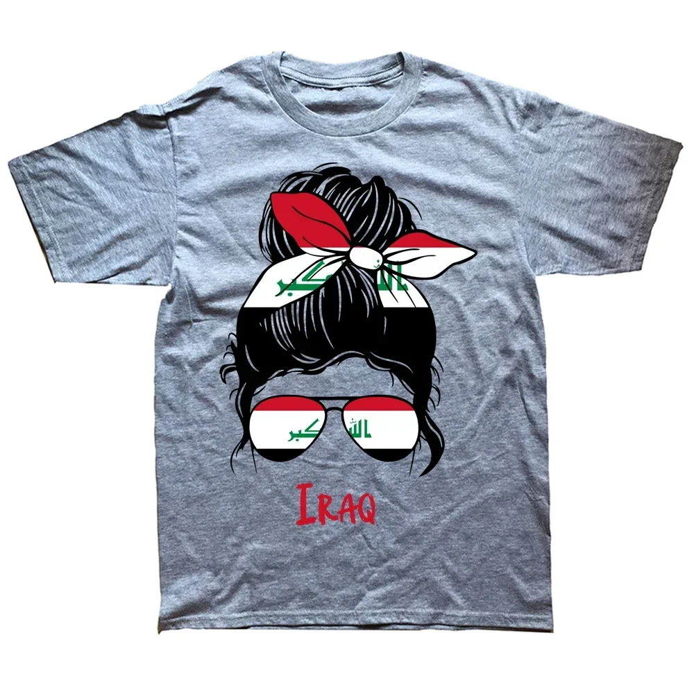 Funny Iraqi Iraq Flag T Shirts Summer Tee Tops Round Neck Short-Sleeve Fashion Tshirt Clothing Casual Basic anime clothes manga