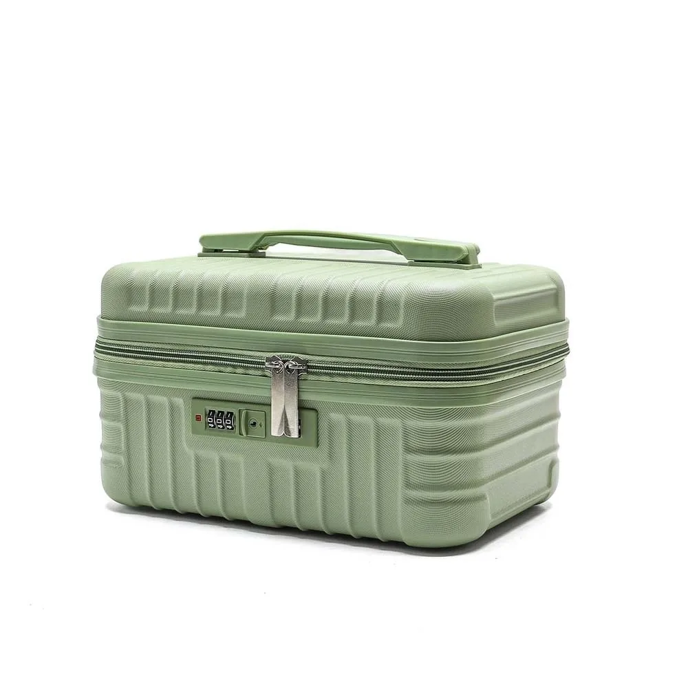 Fourteen Inch Mini Suitcase Large Capacity Portable Cosmetic Case Secure Combination Macaron Color Makeup Box Desktop Storage